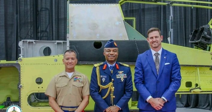 Chief of Air Staff Leads NAF Delegation to Texas, on Acquisition of 12 AH-1Z Viper Attack Helicopters